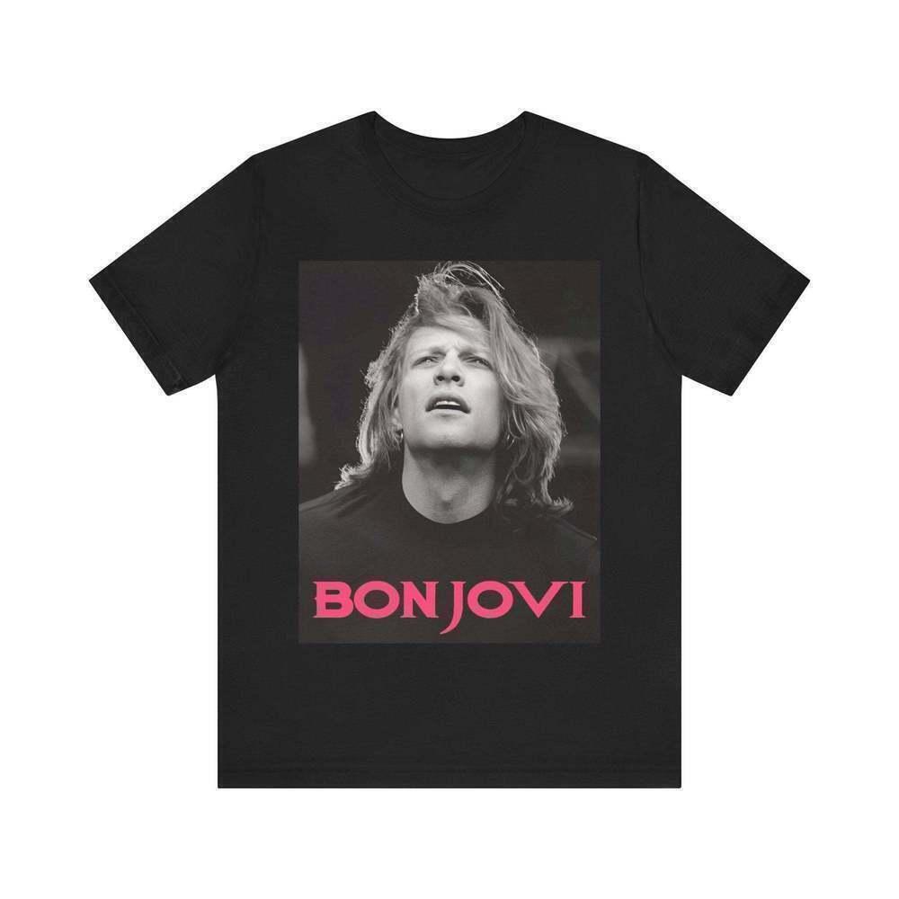 Bon Jovi Unisex Music Fan Gift Classic Rock Graphic T-Shirt